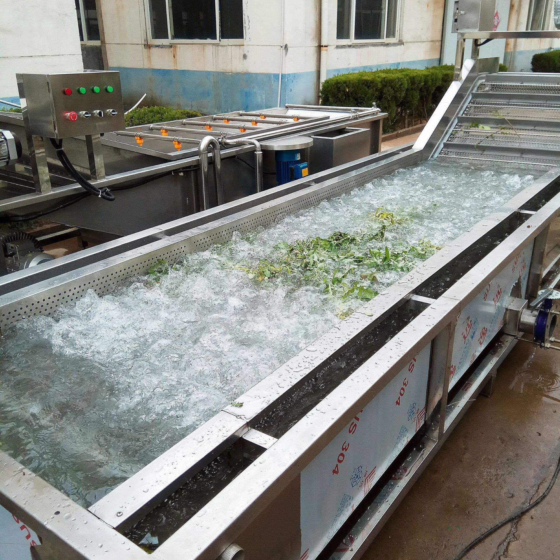 自動(dòng)洗菜機(jī) 白菜機(jī)械手清洗機(jī) 連續(xù)式蔬菜加工設(shè)備